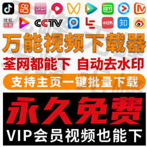 抖音快手短视频批量下载无水印西瓜下载软件网页一键采集高清素材-虚拟资源仓