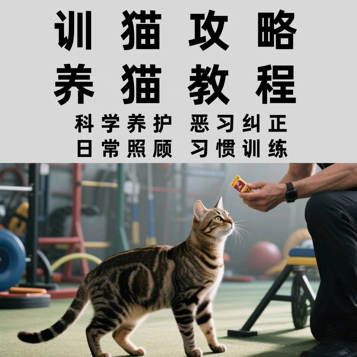 训猫入门培训教学视频课程驯猫教程家庭养猫指南攻略大全注意事项-虚拟资源仓