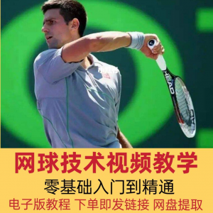 网球技术教程视频基本动作分解教学零基础入门自学到精通电子版课-虚拟资源仓