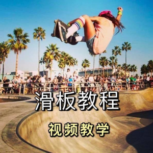 长板滑板双翘滑板教学视频教程初学者新手零基础入门自学花样刷街-虚拟资源仓