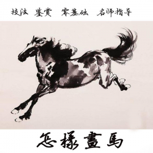 怎么画马视频教程教学自学画马技巧全套零基础入门到提高名水墨画-虚拟资源仓