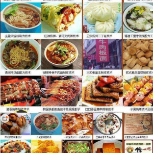 全国各地特色小吃配方资料技术视频教程 地摊小吃 全套资料大全-虚拟资源仓